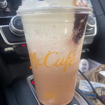 McDonald's - My mocha frappe i received with more whipped cream then mocha frappe. - Burgers Near Me - Westmont, New Jersey McDonald's - My mocha frappe i received with more whipped cream then mocha frappe. - Burgers Near Me - Westmont, New Jersey