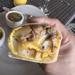 Short rib breakfast burrito Short rib breakfast burrito