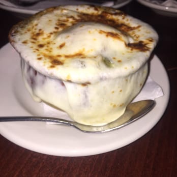 Skinflints - French onions soup... That cheese tho! - American Near Me - Brooklyn, New York