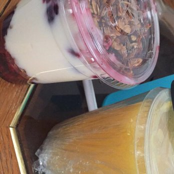 Janik's Cafe - Parfait was also wrapped like the orange juice, no leaks! - Breakfast & Brunch Near Me - Chicago, Illinois