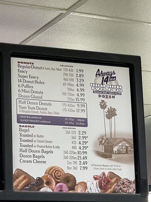 Menu photo 2 Yum Yum Donuts La Mesa, CA Menu photo 2 Yum Yum Donuts La Mesa, CA