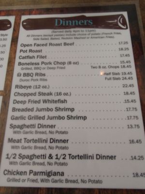 Menu photo 4 Cabin Fever Bar & Grill Peru, IL