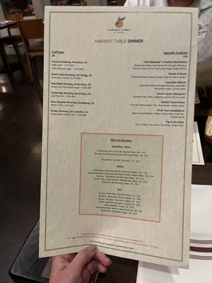 Menu photo 7 Harvest Table St Helena, CA