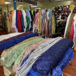 Fabrics galore! Fabrics galore!