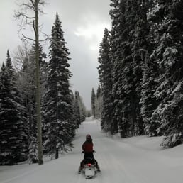 Trail to lodge.
