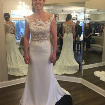 Danese Creations - Front of dress before alterations. The mesh and bra cups were mismatched in color so the bra cups were too visible. - Fabric Stores Near Me - Phoenix, Arizona