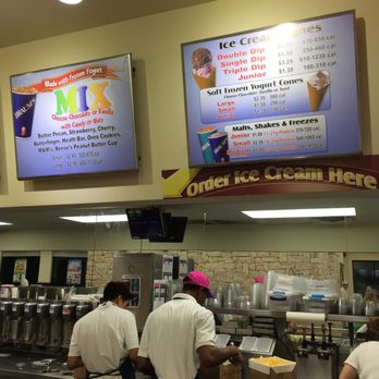 Braum's Ice Cream & Dairy Stores - One of several menus posted above the counters... So many options! - Fast Food Near Me - McKinney, Texas