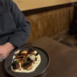 Grandpa Sam's Italian Kitchen - Scallops wrapped in bacon
