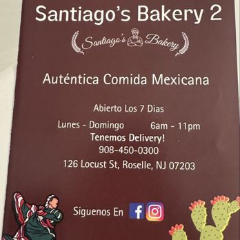Santiago's Bakery - Mexican Near Me - Elizabeth, New Jersey Santiago's Bakery - Mexican Near Me - Elizabeth, New Jersey