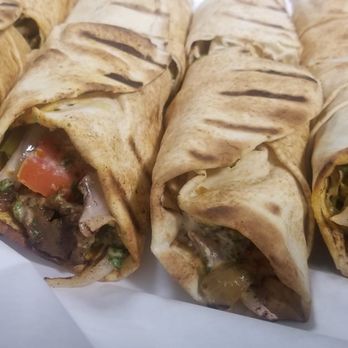 Ali Baba Restaurant - Beef shawarma sandwich with pickles, onions and garlic. - Mediterranean Near Me - Pomona, California