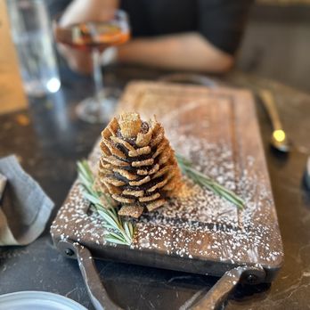 Wolf by Vanderpump at Caesars Republic Lake Tahoe - Dessert Pine Cone - American Near Me - Stateline, Nevada Wolf by Vanderpump at Caesars Republic Lake Tahoe - Dessert Pine Cone - American Near Me - Stateline, Nevada