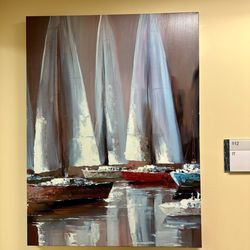 Adventist HealthCare Shady Grove Breast Center - A nice painting to put your mind at ease.
