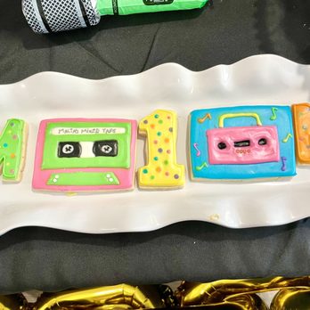 Sugar Rush Mania - 90's themed sugar cookies- went perfect with the theme & they are delicious too! - Desserts Near Me Sugar Rush Mania - 90's themed sugar cookies- went perfect with the theme & they are delicious too! - Desserts Near Me