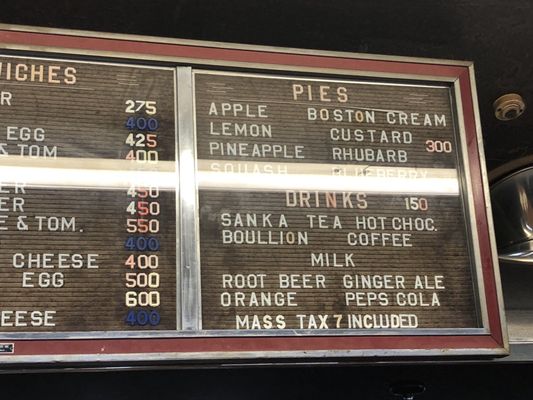 Menu photo 4 Casey's Diner Natick, MA