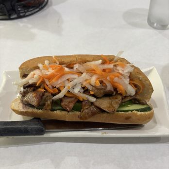 Pho Thang Cafe - Pork A10. Bánh Mì Thịt Nướng / Grilled Pork Sandwich - Vietnamese Near Me - Cleveland, Ohio