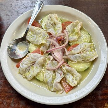 Maza Mariscos el Mazatleco  - Tostadas Aguachiles Verde with Prawns - Mexican Near Me - San Jose, California