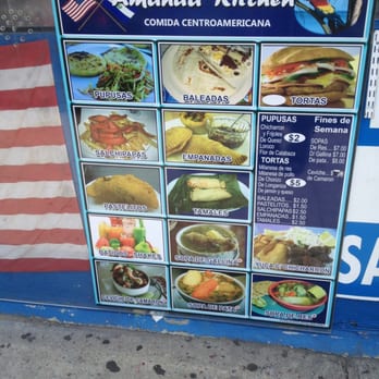 Amanda's Kitchen - a menu for a mexican restaurant - Spanish Near Me - Brooklyn, New York