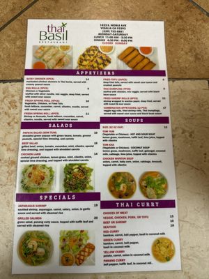 Menu photo 6 Thai Basil Restaurant Visalia, CA