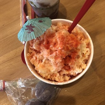 BAMBU - Hawaiian Shaved Ice with POG / li hing mui powder - Bubble Tea Near Me - Tacoma, Washington