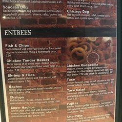 The Wolf at Tenkiller - Menu