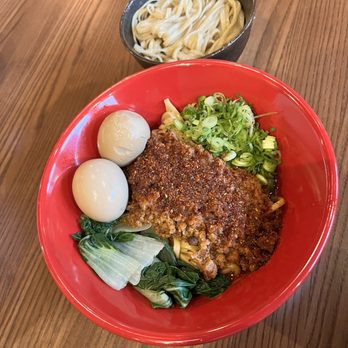 Akahoshi Ramen - Soupless tantanmen with extra noodles - Ramen Near Me - Chicago, Illinois Akahoshi Ramen - Soupless tantanmen with extra noodles - Ramen Near Me - Chicago, Illinois