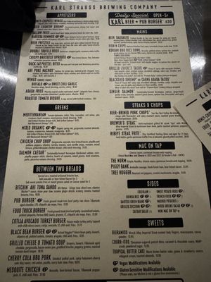 Menu photo 4 Karl Strauss Brewing Company Corona, CA Menu photo 4 Karl Strauss Brewing Company Corona, CA