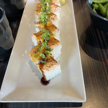 Kin Sushi - Salmon Oshi - Japanese Near Me - Vaughan, Ontario Kin Sushi - Salmon Oshi - Japanese Near Me - Vaughan, Ontario