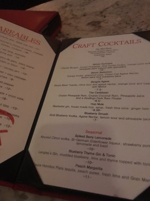 Menu photo 8 Red Piano Lounge Oklahoma City, OK