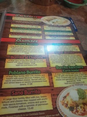 Menu photo 3 El Porton Yakima, WA