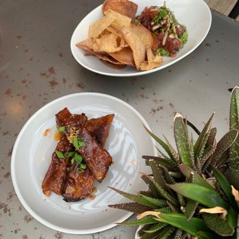 Deck. - Happy Hour Pupus: ribs & poke - Hawaiian Near Me - Honolulu, Hawaii Deck. - Happy Hour Pupus: ribs & poke - Hawaiian Near Me - Honolulu, Hawaii