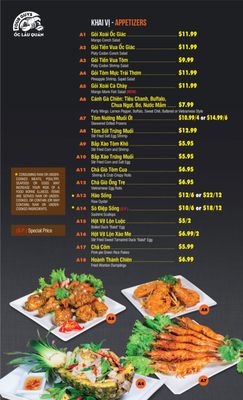 Menu photo 2 Four Guys Oc Lau Quan Duluth, GA