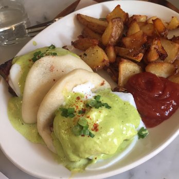 Dooby's - Pork belly benedict, wow, just ignore it being green and get it. Amazingly good! - Coffee & Tea Near Me - Baltimore, Maryland Dooby's - Pork belly benedict, wow, just ignore it being green and get it. Amazingly good! - Coffee & Tea Near Me - Baltimore, Maryland