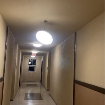 U Centre at Fry Street - light fixture broke in hallway - Apartments Near Me - Denton, Texas