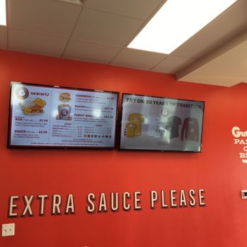 Guthrie's Chicken - a menu on the wall - Fast Food Near Me - Panama City Beach, Florida Guthrie's Chicken - a menu on the wall - Fast Food Near Me - Panama City Beach, Florida