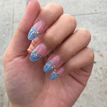 Vina's Day Spa - Full set with glitter tip - Nail Salons Near Me - Redondo Beach, California Vina's Day Spa - Full set with glitter tip - Nail Salons Near Me - Redondo Beach, California