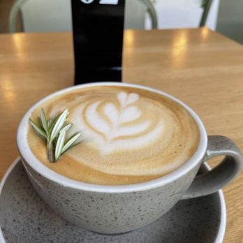 Mast Coffee - Rosemary Olive Oil Latte - Coffee & Tea Near Me - Sacramento, California Mast Coffee - Rosemary Olive Oil Latte - Coffee & Tea Near Me - Sacramento, California