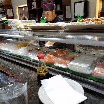 Black Pine Tree Sushi Bar - Stuff in the refrigerator had saran wrap covered, probably indicating that they use the leftover the following day(s) - Sushi Bars Near Me - Southgate, Michigan Black Pine Tree Sushi Bar - Stuff in the refrigerator had saran wrap covered, probably indicating that they use the leftover the following day(s) - Sushi Bars Near Me - Southgate, Michigan