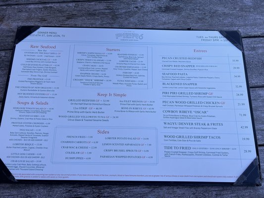 Menu photo 4 Pier 6 San Leon, TX Menu photo 4 Pier 6 San Leon, TX