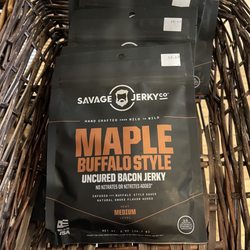 Maple Run Emporium - Maple Buffalo Style Bacon Jerky