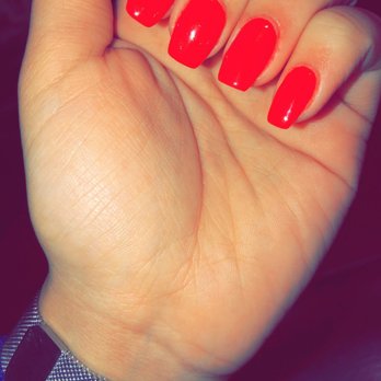 Magic Nails Spa - Hot read nails (dip) - Nail Salons Near Me - Countryside, Illinois