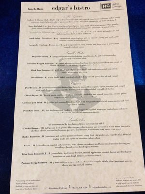 Menu photo 2 Edgar's Bistro Macon, GA