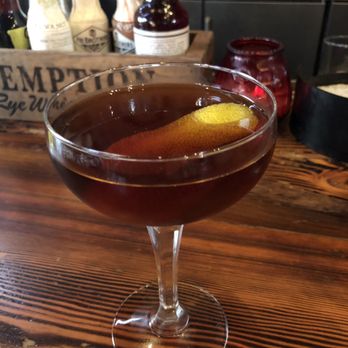 Radiator Whiskey - Manhattan cocktail - New American Near Me - Seattle, Washington