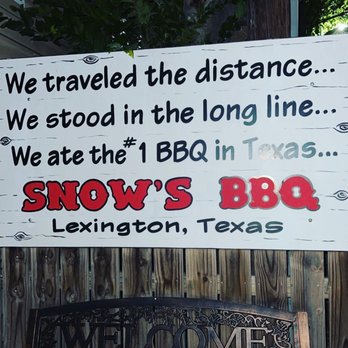 Snow's BBQ - Barbeque Near Me - Lexington, Texas Snow's BBQ - Barbeque Near Me - Lexington, Texas