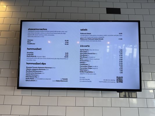 Menu photo 5 Hummus Labs Pasadena, CA