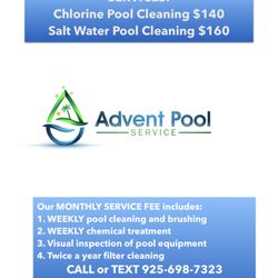 Advent Pool Service - Service Menu