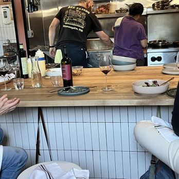 Osteria DOP - Chefs doing their thing in the open kitchen - Italian Near Me - Eugene, Oregon