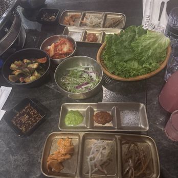 Miss KOREA BBQ - Sides dishes with our order - Korean Near Me - New York, New York Miss KOREA BBQ - Sides dishes with our order - Korean Near Me - New York, New York