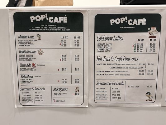 Menu photo 2 Pop Café Las Vegas, NV Menu photo 2 Pop Café Las Vegas, NV