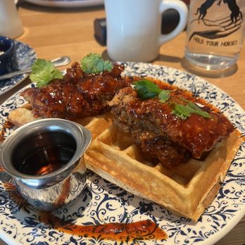 Tupelo Honey - Sriracha chicken and waffles - Southern Near Me - Omaha, Nebraska Tupelo Honey - Sriracha chicken and waffles - Southern Near Me - Omaha, Nebraska