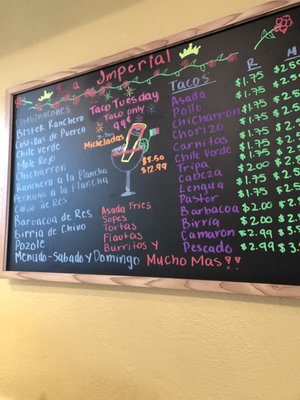 Menu photo 7 La Imperial Taqueria Wasco Wasco, CA Menu photo 7 La Imperial Taqueria Wasco Wasco, CA